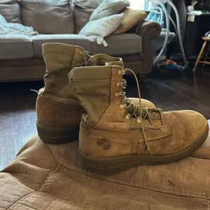 Belleville USMC Men's Leather/Nylon Hot Weather Steel Toe Boots Size 11