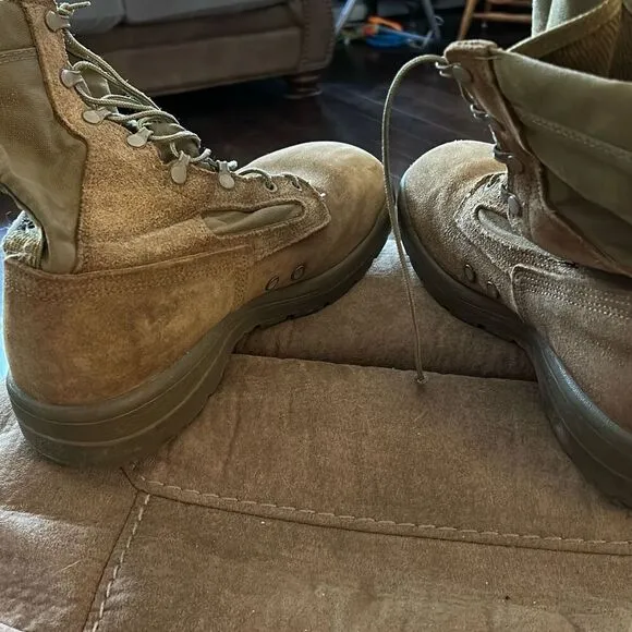 Belleville USMC Men's Leather/Nylon Hot Weather Steel Toe Boots Size 11