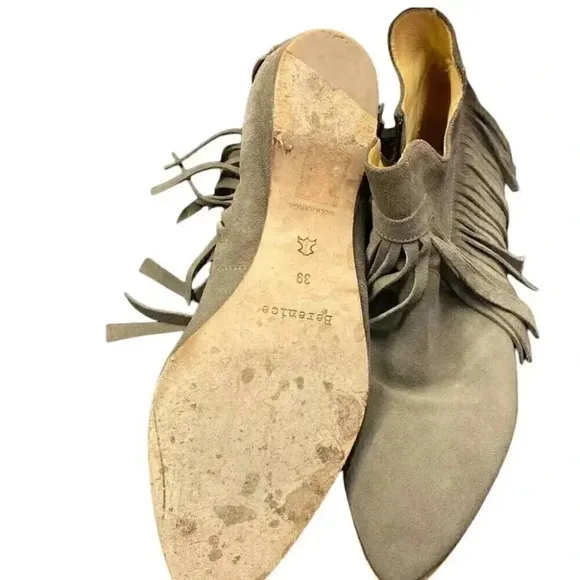 Berenice Taupe Boots, 8.5
