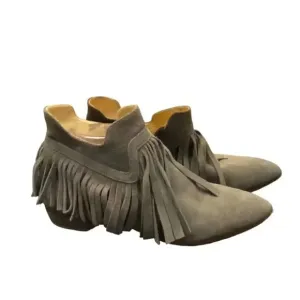 Berenice Taupe Boots, 8.5