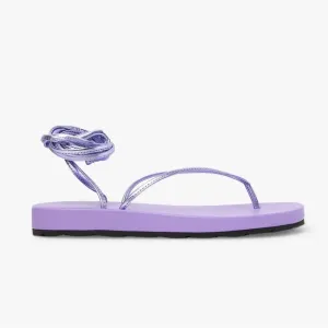 Bettina Vermillon x Emili Jenifer Flip Flop Lace Up Purple Sandals Size 8.5