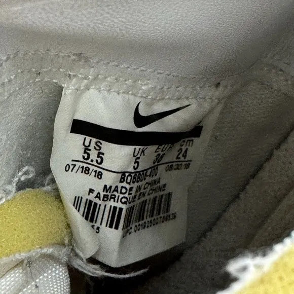 Big Kids Boys Nike Blazer Mid '77 Vintage White Casual Sneakers Shoes Size 5.5 Y