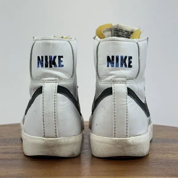 Big Kids Boys Nike Blazer Mid '77 Vintage White Casual Sneakers Shoes Size 5.5 Y