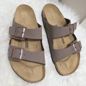 Birkenstock Arizona  Brown Slide Sandals Nwot Size 46