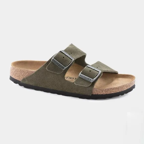 Birkenstock Arizona Sandals in Thyme Suede