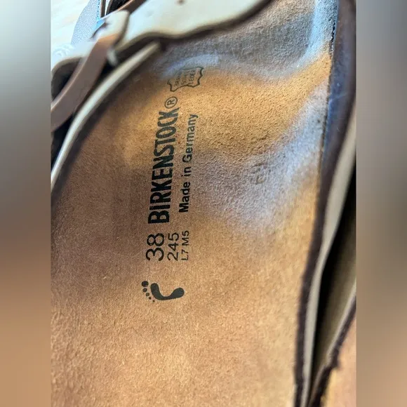 Birkenstock Brown Double Strap Sandals. NWT