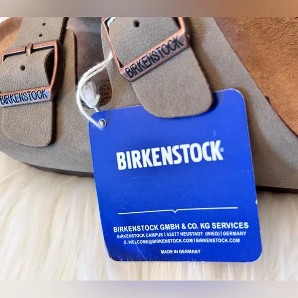 Birkenstock Brown Double Strap Sandals. NWT