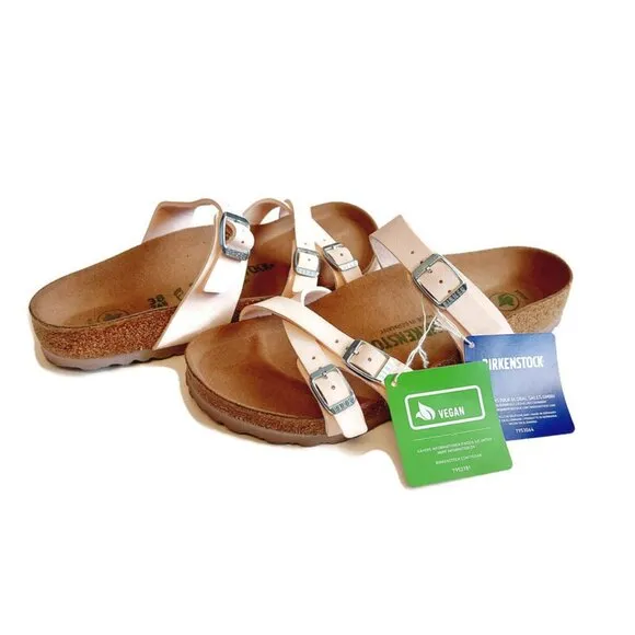 Birkenstock Franca Birkibuc Sandals Womens Size 7 Light Rose Regular Fit EU 38