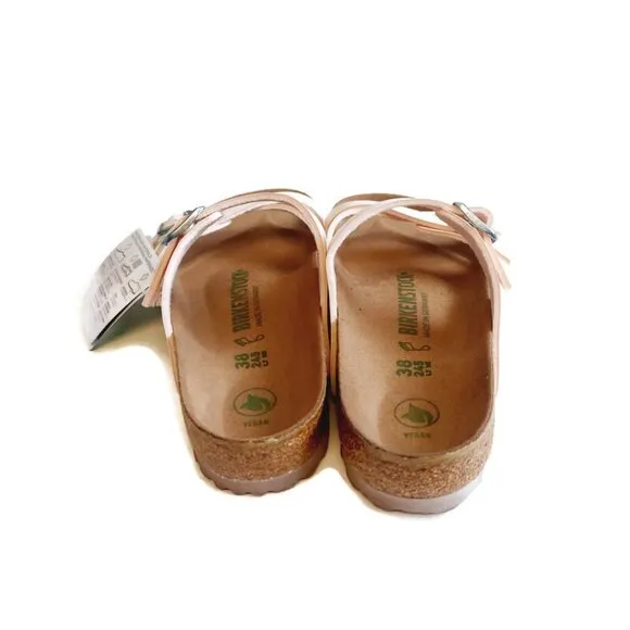 Birkenstock Franca Birkibuc Sandals Womens Size 7 Light Rose Regular Fit EU 38