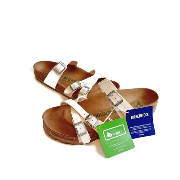 Birkenstock Franca Birkibuc Sandals Womens Size 7 Light Rose Regular Fit EU 38