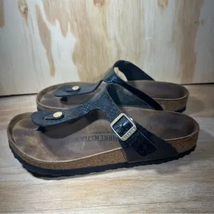 Birkenstock Gizeh Thong Sparkly Sandals Women’s Size 7.5