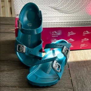 Birkenstock Kids Rio EVA Sandals - Turquoise