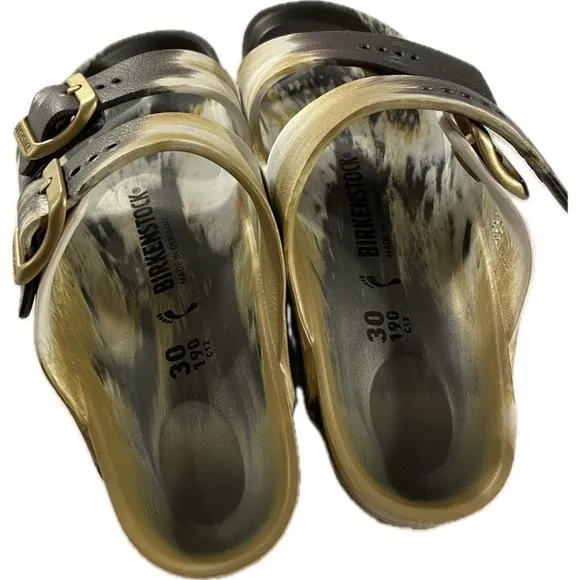Birkenstock Kids Unisex Arizona Eva Glamour Gold Sandal Us Kids 12 Narrow Fit