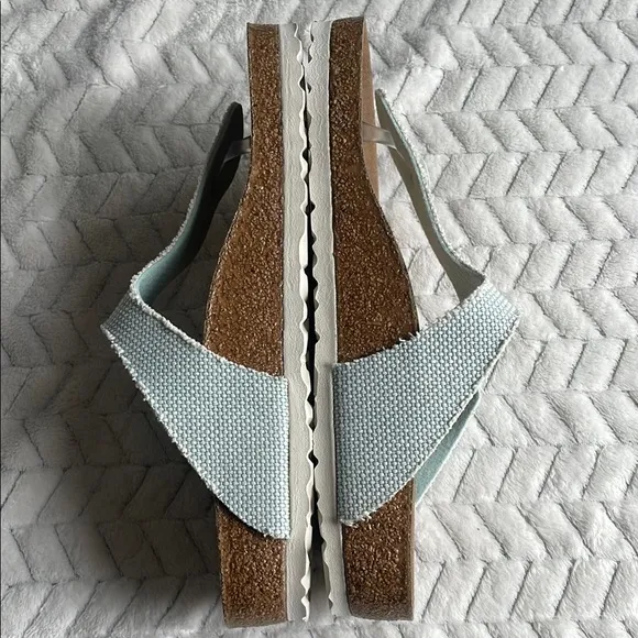 Birkenstock Light Blue Thong Sandals Size 39