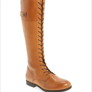Birkenstock Longford Leather Lace Up Tall Boots