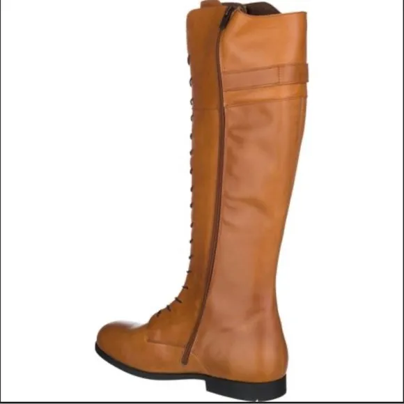 Birkenstock Longford Leather Lace Up Tall Boots