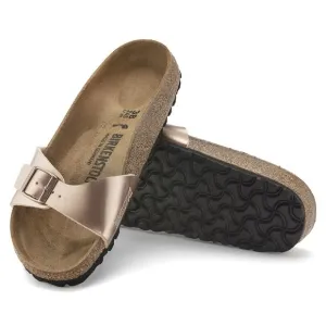 Birkenstock Madrid Sandals Size 6 US 37 EUR Copper Birko-Flor Rose Gold Germany