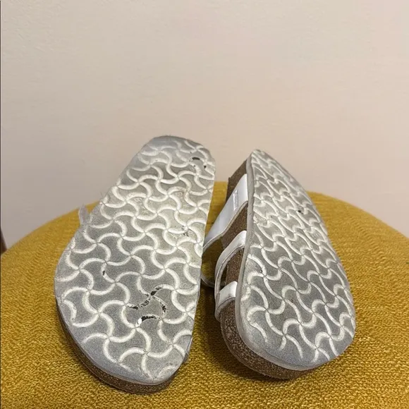 Birkenstock Mayari Burke-Flor White Sandals