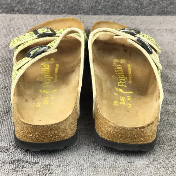 Birkenstock Papillio SandalsYellow Floral Sz 38