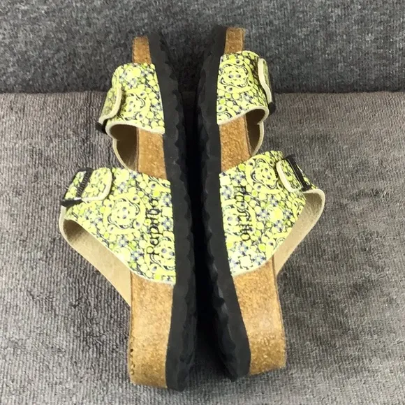 Birkenstock Papillio SandalsYellow Floral Sz 38