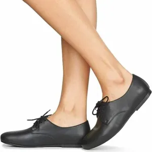 Birkenstock SAUNDERS Black Napa Leather Derby Oxford Lace-Up Shoes 37