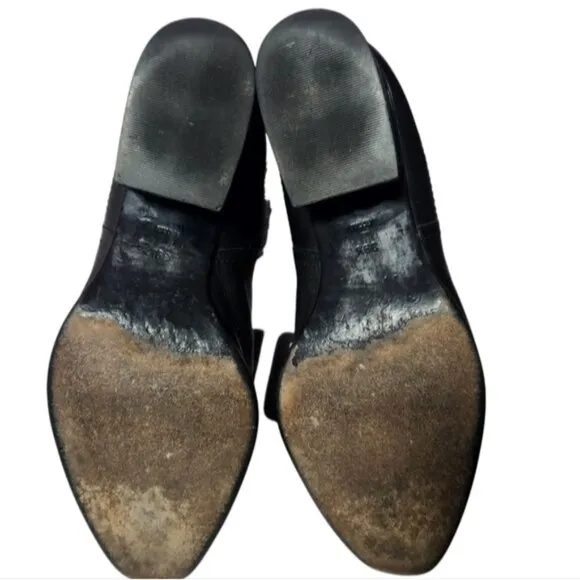 Black Alexander Wang  Leather Ankle Boots