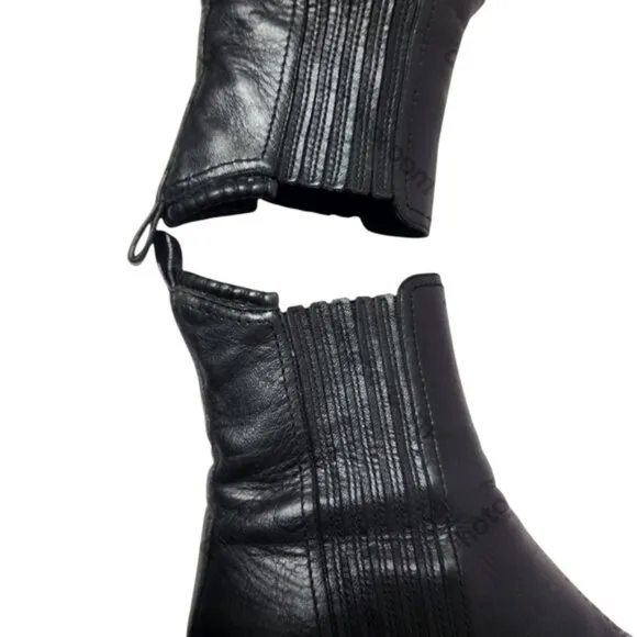 Black Alexander Wang  Leather Ankle Boots