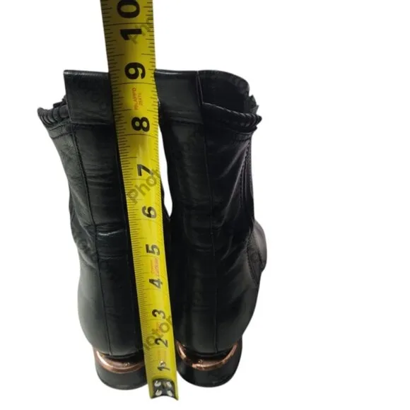 Black Alexander Wang  Leather Ankle Boots