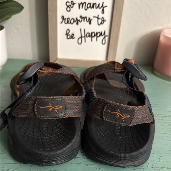 Black and Brown Chaco Sandals SZ M9 Box1