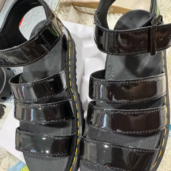 Black Dr. Martens sandals