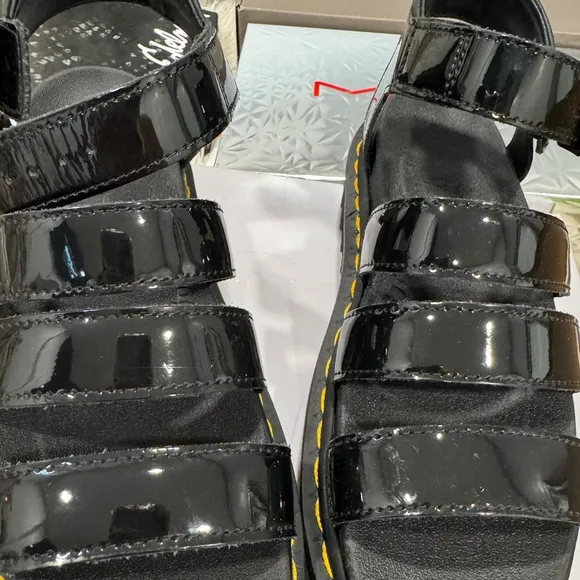 Black Dr. Martens sandals
