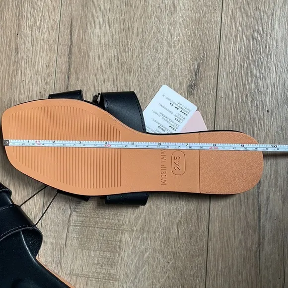 Black Women's Slide Sandals size 8.5 / size 39