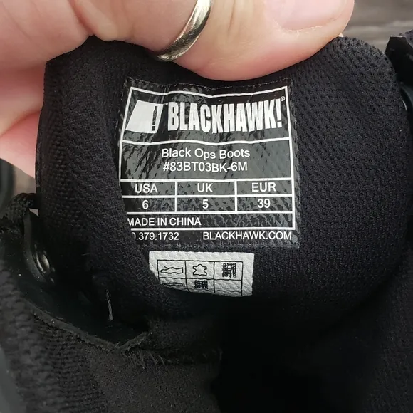 Blackhawk black ops tactical boots men's size 6 NWNT