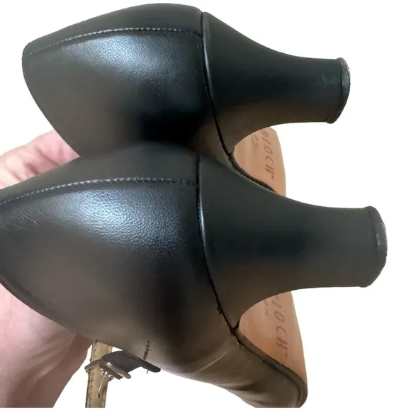 BLOCH Cabaret Character Shoes Black 2.5” Heel Leather Stage Theater