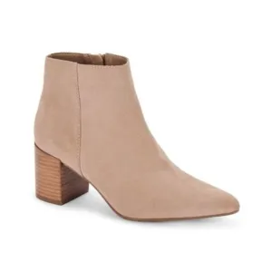 Blondo Tassel Waterproof tan ankle boots color mushroom size 8.5