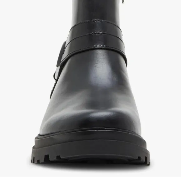 Blondo Trishell Waterproof Boots Black Leather NWT