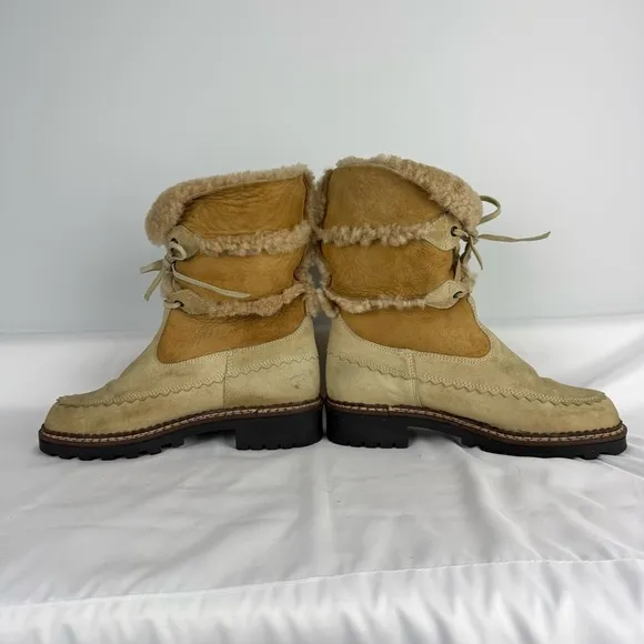 Blondo Women’s Shearling-Lined Waterproof Winter Boots – Size 9 B Wide