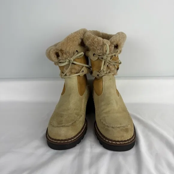Blondo Women’s Shearling-Lined Waterproof Winter Boots – Size 9 B Wide