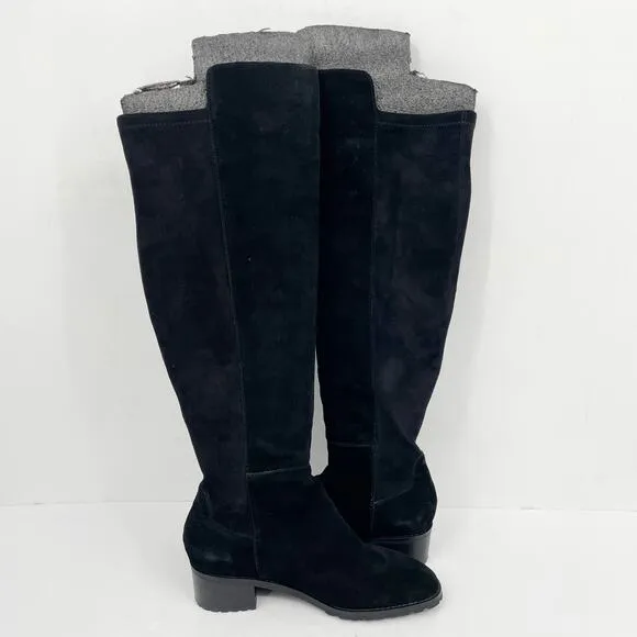 Blondo Womens Sierra Waterproof Riding Boot US 8M EU 38-39 Black Suede NIB