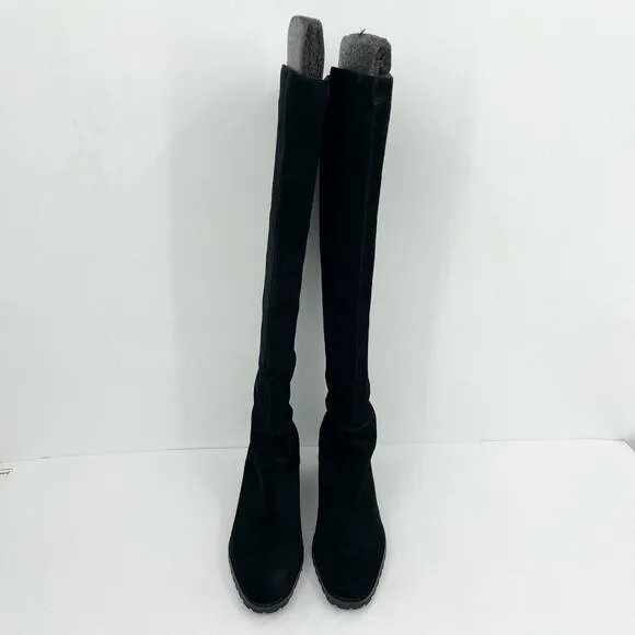 Blondo Womens Sierra Waterproof Riding Boot US 8M EU 38-39 Black Suede NIB