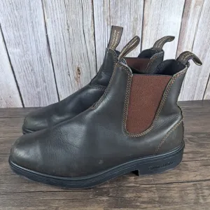 Blundstone 062 Stout Brown Chelsea Elastic Sided Dress Boots Men's US 10.5 AU9.5