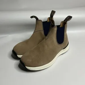 Blundstone 2146 Suede Chelsea Active Boots Sand Navy Mens US 8.5 Womens US 10.5