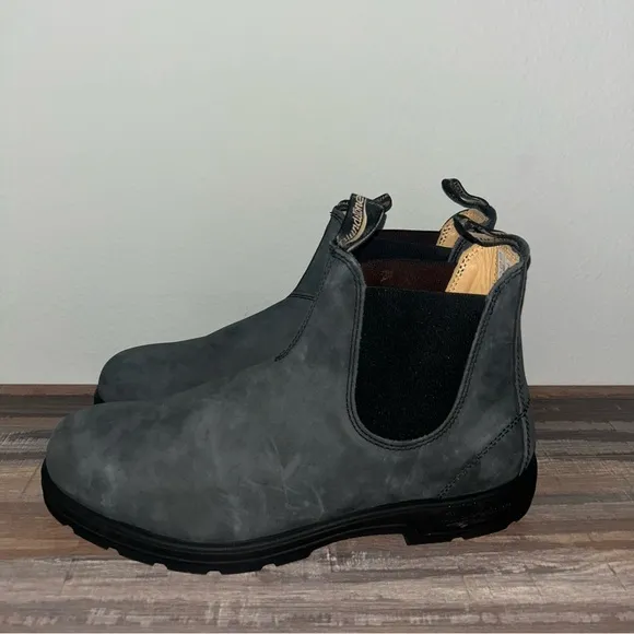 Blundstone Style 587 Rustic Black Leather Boots Men’s 14 NWOT