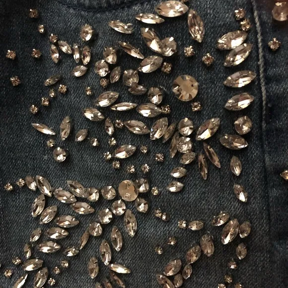 BNWOT FREE PEOPLE rhinestone mini skirt