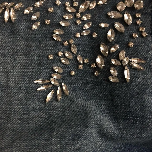 BNWOT FREE PEOPLE rhinestone mini skirt
