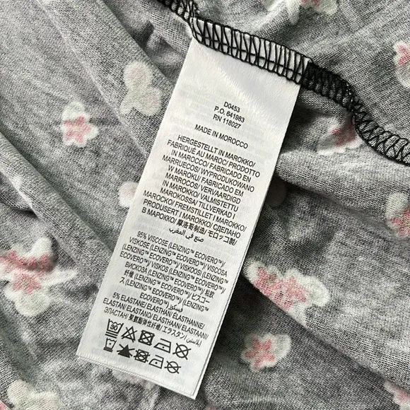 BODEN Sweetheart Jersey Midi Dress Black Rose Pop 10P