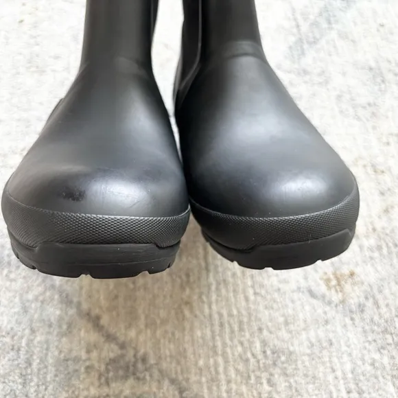 BOGS CRANDALL TALL LINED Black Rain Boots Size 10 FUNCTIONAL STYLISH