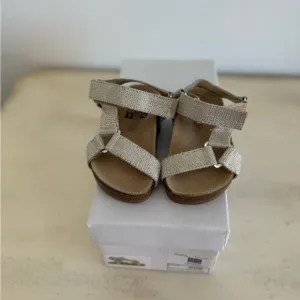 Bonton Gold Girls Sandals