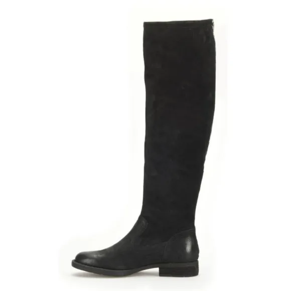 Born Black Cricket Suede Tall Fashion Boots Size 6