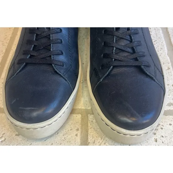 Born Men’s ALLEGHENY II Sneakers Navy Leather Lace Up Size 11.5